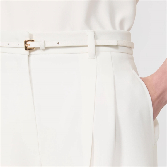 Max Mara Studio MSTCORVINO Bukser, Hvid